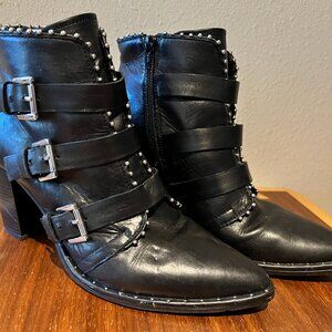 🥾 Steve Madden HUMBLE Leather Heeled Boot – Size 11